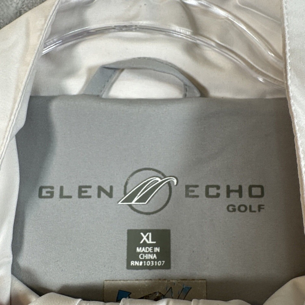 Glen Echo Golf Jacket Women XL Windbreaker Water Resistant Lightweigh Zip Pocket - Picture 2 of 16